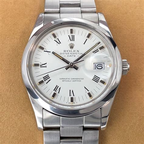 vintage rare white dial rolex|rolex white roman dial name.